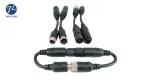 Male To Female 6 Pin 4 Pin Backup Camera Cable For Vehicle CCTV Video Audio