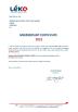 Muz Tech Co.,Ltd Certifications