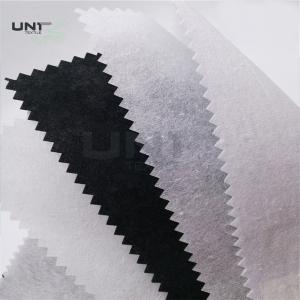 Quality 50gsm Embroidery Backing Fabric Non Woven 100% Recycle Cotton Black Color wholesale