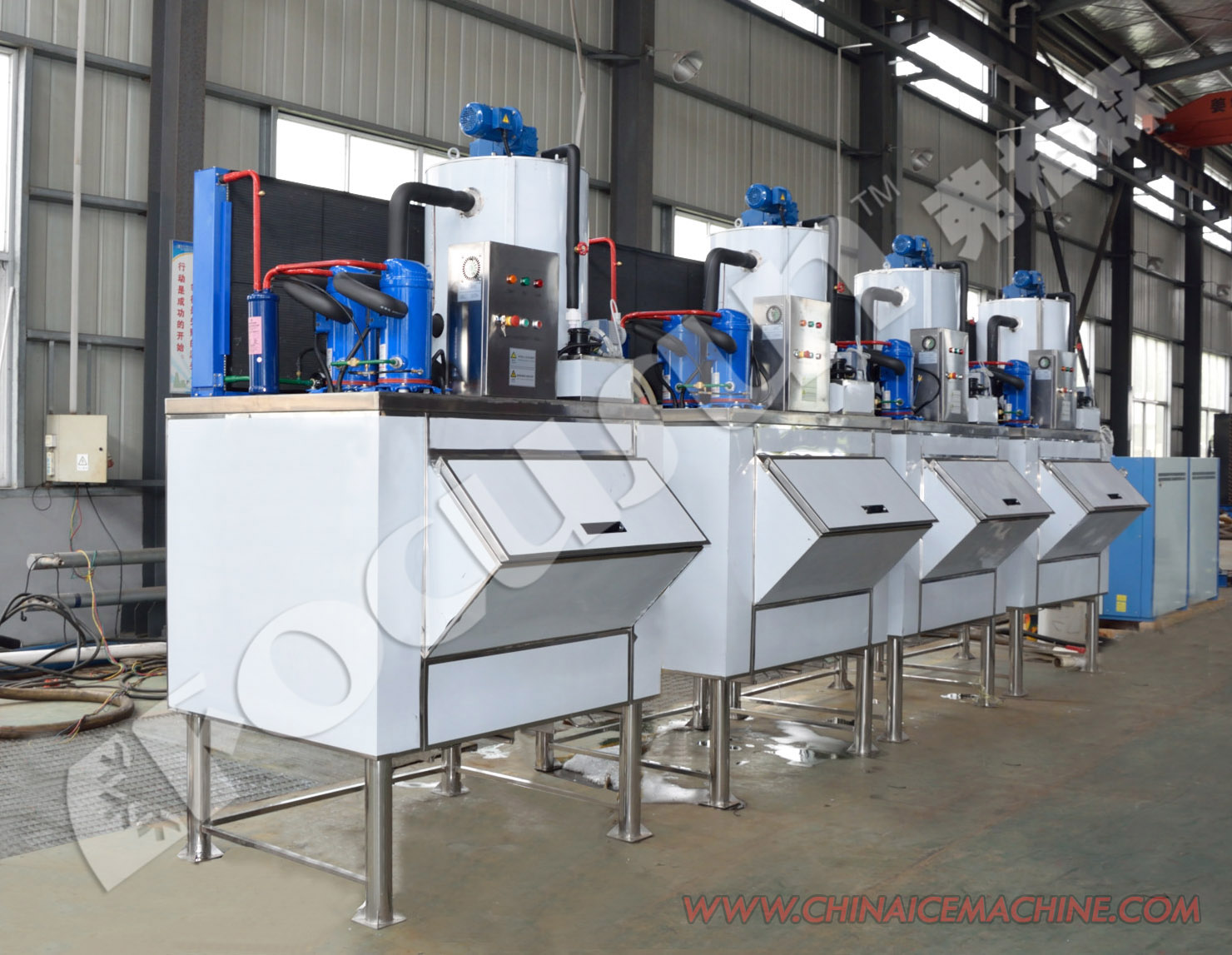 Boost Your Production with 3.7KW Flake Ice Tube Block Ice Compactor Machine