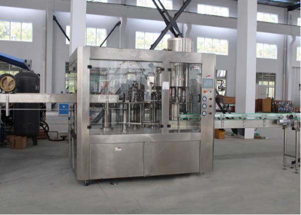 Bottle Carbonated Soft Drink Filling Machine , Liquid Filling And Sealing