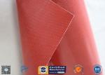 Fire Blanket 480g 0.43mm High Strength Silicone Coated Fiberglass Fabric Red