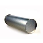 Round Silver Wine Bottle Metal Tins