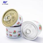 Food Grade Easy Open Beef Can 80ml Food Packaging Tin Tinplate