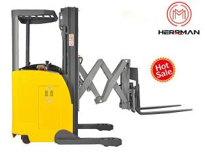 Quality AC Control 1070x100mm 1000kgs Reach Scissor Lift Forklift Truck wholesale