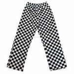 Anti Wrinkle OEM Service Kitchen Work Trousers Printed High Waist