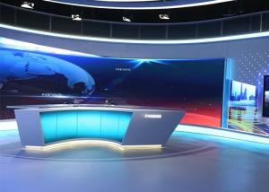 Quality Small Pixel Pitch Indoor Curved RGB LED Screen For Studio Conference wholesale