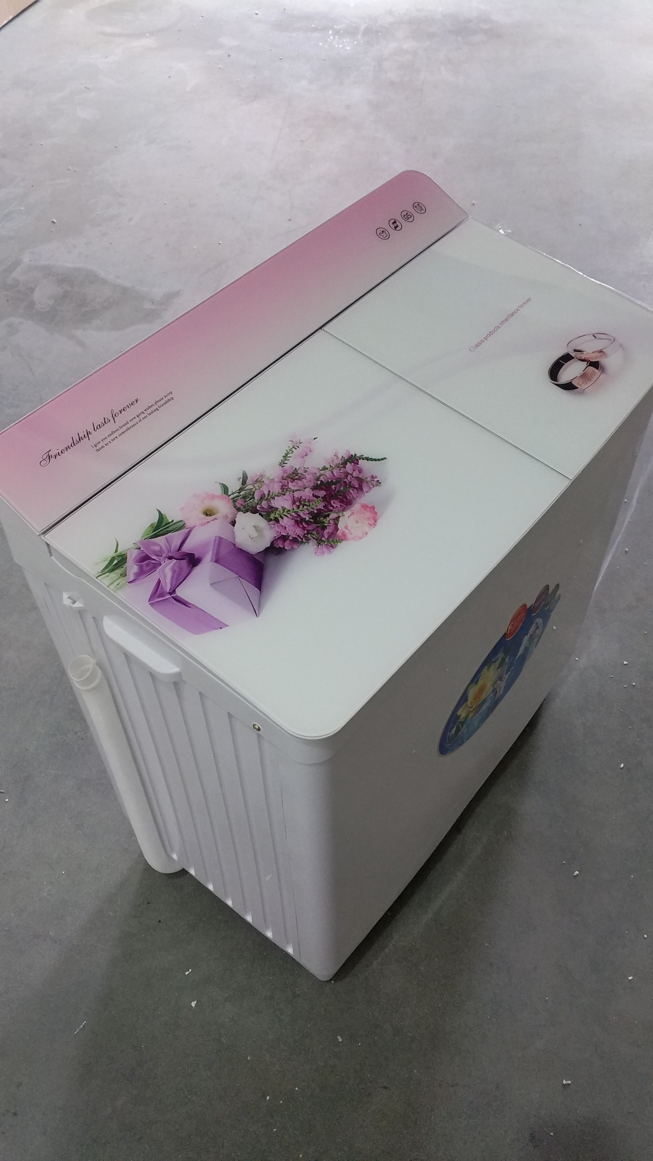 Big Capacity Top Load Clothes Washer , Home Stackable Top Door Washing Machine