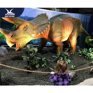 Quality Water Resistant 4 Meters Large Realistic Dinosaur Models For Museum / Square wholesale