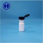 Transparent Round Plastic Salt Corn Starch Food Grade Spice Jar Flip Top Cap