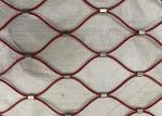 Safety Stainless Steel Rope Netting With Ferrule Cable Mesh SS304 2.5Mm Wire