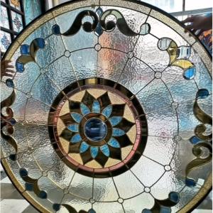 Quality Islam Dome Triple Glazing Tempered Stained Glass For Mosque Handmade Decorative Dome Skylight wholesale
