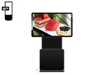 180 Rotating 55 Inch Kiosk Signage Display Stands