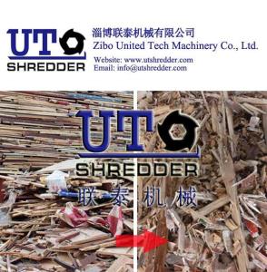 Quality hot sale Waste furniture shredder/ double shaft shredder, wood chipper, waste wood crusher, high efficiency, low noise wholesale