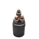 Black XLPE Insulated Medium Voltage Armoured Power Cables for Underground
