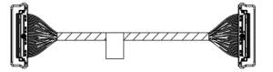 Quality ATM Spare Parts 445-0775483 CABLE - EDP, 620MM, REVERSIBLE wholesale