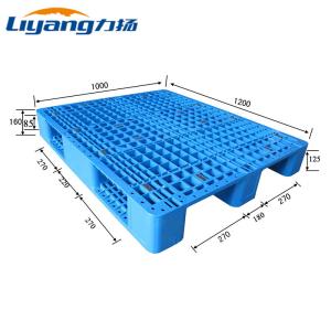 Quality HDPE Pallets EPAL 1000X1200 Industrial Heavy Duty Plastic Skids wholesale