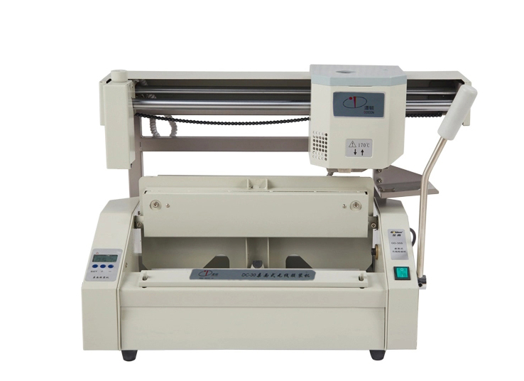 A4 desktop perfect binding machine with LCD glue book binder machine