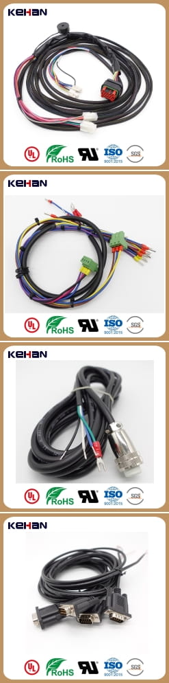 Auto Touch Button Emergency Switch Assembly Cable with 4 Pin Connector Wire Harness