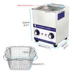 Cannulated 2L Ultrasonic Glasses Cleaner ultrasonic jewelry cleaner 40kHz SKYMEN