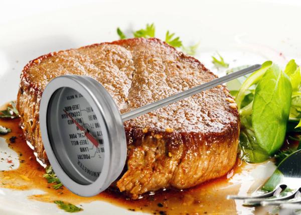 Stainless Steel Instant Read Thermometer 52cm Dial Diameter Meat Temperature