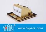 OEM Square Panel Copper / GFCI Receptacles Round Aluminum Aloy POP-up Type Floor