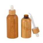 Eco Friendly Bamboo Essential Oil Cosmetic Dropper Bottle 10ml 15ml 20ml 30ml