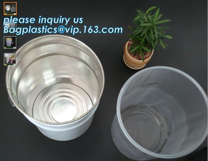 Rigid Barrel, buscket, liner, pail, can liner, Disposable 5 Gallon Rigid Pail Liners, Drum Liners | Pail Liners | Indust