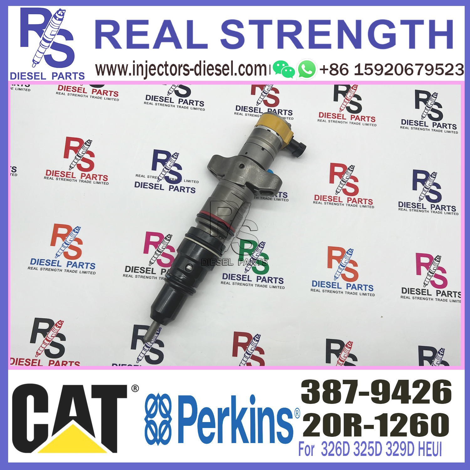 Diesel Engine Fuel Injector 387-9426 diesel pump injector 20R-1260 nozzle injection nozzle 387-9426 for caterpillar comm