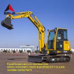 Compact 3.5 Ton Hydraulic Crawler Excavator Farm Machinery