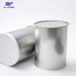 Feeding Food Protein Powder Tin Can Silver Tall Tin Can D153*173mm