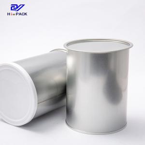 Quality Feeding Food Protein Powder Tin Can Silver Tall Tin Can D153*173mm wholesale