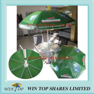 Quality Promotion Green PVC Beach Umbrella wholesale