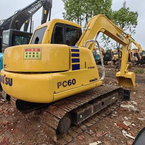 Quality PC60-7 6T Used Komatsu Excavators Secondhand Komatsu Crawler Excavator wholesale