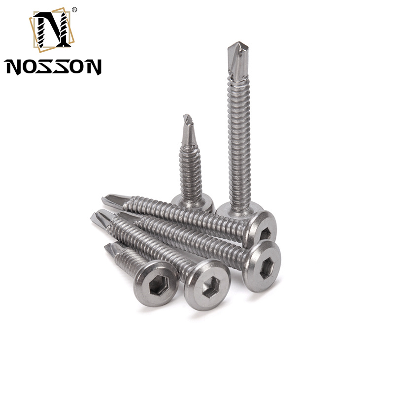 Metric HEX Head Stainless Steel Self Drilling Roofing Screw 4.2 4.8 5.5 6.3 for INCH Measurement System in Industrial