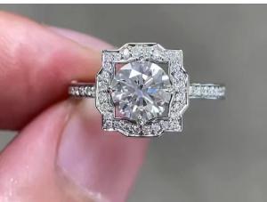 Quality Lab Made Diamond Jewelry Lab Grown Diamonds Jewlery Round Diamond Rings Stud Earrings wholesale