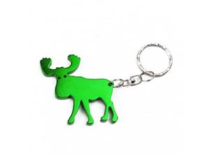 Quality Animal Aluminum Wild Boar Keychain Cheap promotion gift, anodized color Saxophone shape keychain bottle opener wholesale