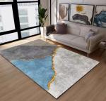 Gradient Ripple Polyester Fiber Living Room Floor Carpet Special Style