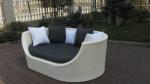 1pc PE rattan lover sofa