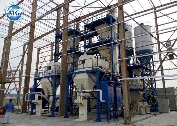 Professional Dry Mix Plant Excellent Dust Removal System For Construction