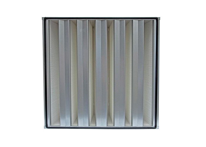 H11 H12 Deep Pleat Air Filter PTFE Paper 0.3 Micron HEPA Filter