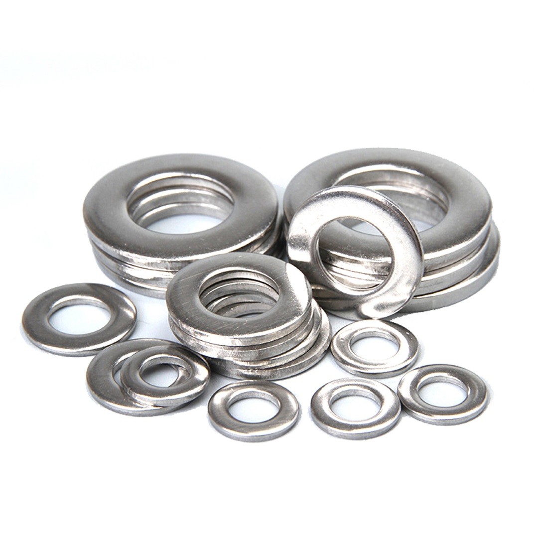 Din125A Stainless Steel Polished Flat Washers Carbon Steel Gasket M2 - M40