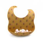 Newborn Cartoon Resist Stain Baby Silicone Bib Dishwasher Safe