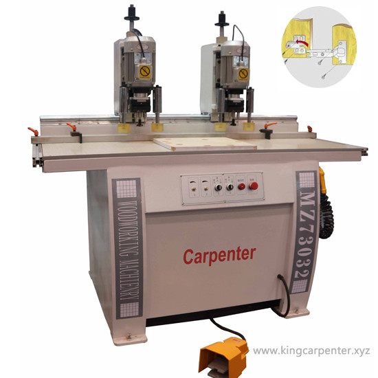 Double heads cabinet hinge drilling boring machine MZ73032