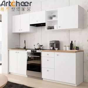 Quality Small Room Grey Kitchen Cabinet with Modern and Stylish Half Bullnose Countertop Edging wholesale