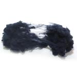 recycled grade A black polyester staple fiber 1.5dx38mm with best price for