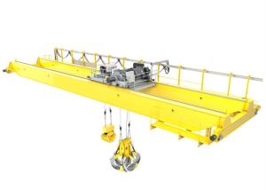Quality 40t Eot Hydraulic Grab Double Beam Bridge Crane A5 A6 Working Class wholesale