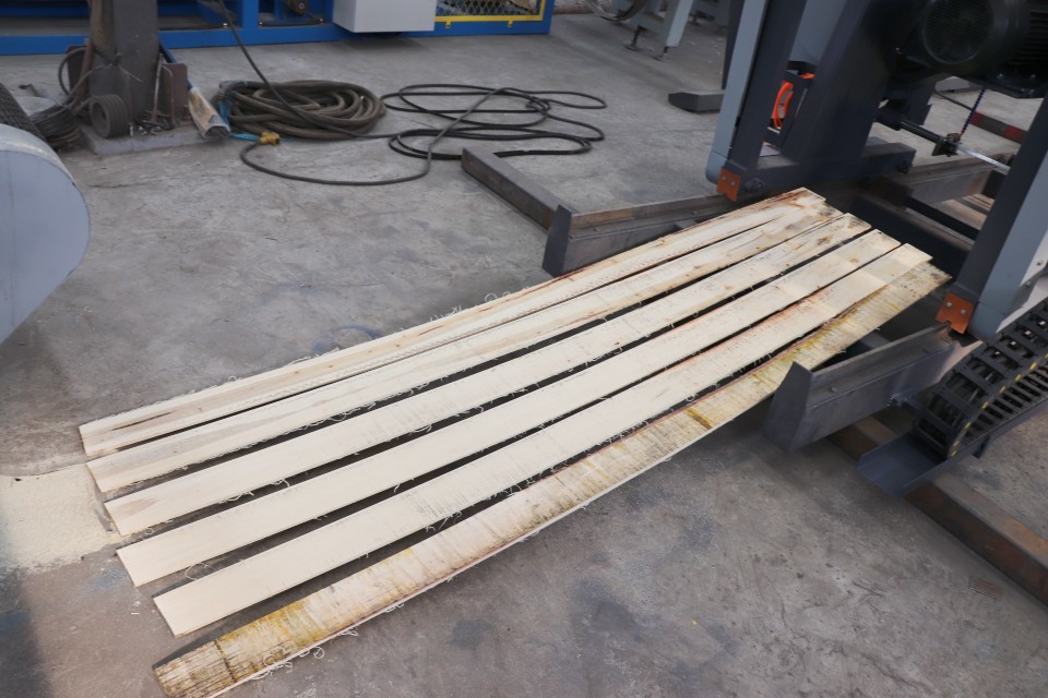 Multiple Heads Horizontal Resaw Bandsaw 700mm Saw Wheel Diameter
