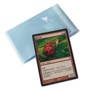 Quality OEM Size 64x89mm Polypropylene Card Sleeves Clear Resealable Inner Sleeves wholesale