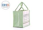 Gray Natural Custom Cotton Tote Bags Easily Packed Machine Cutted Branded Logo